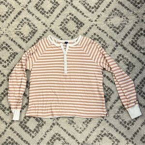 🩵 3 for $12 🩵 Old Navy Striped Henley - washed once and never worn!!!!